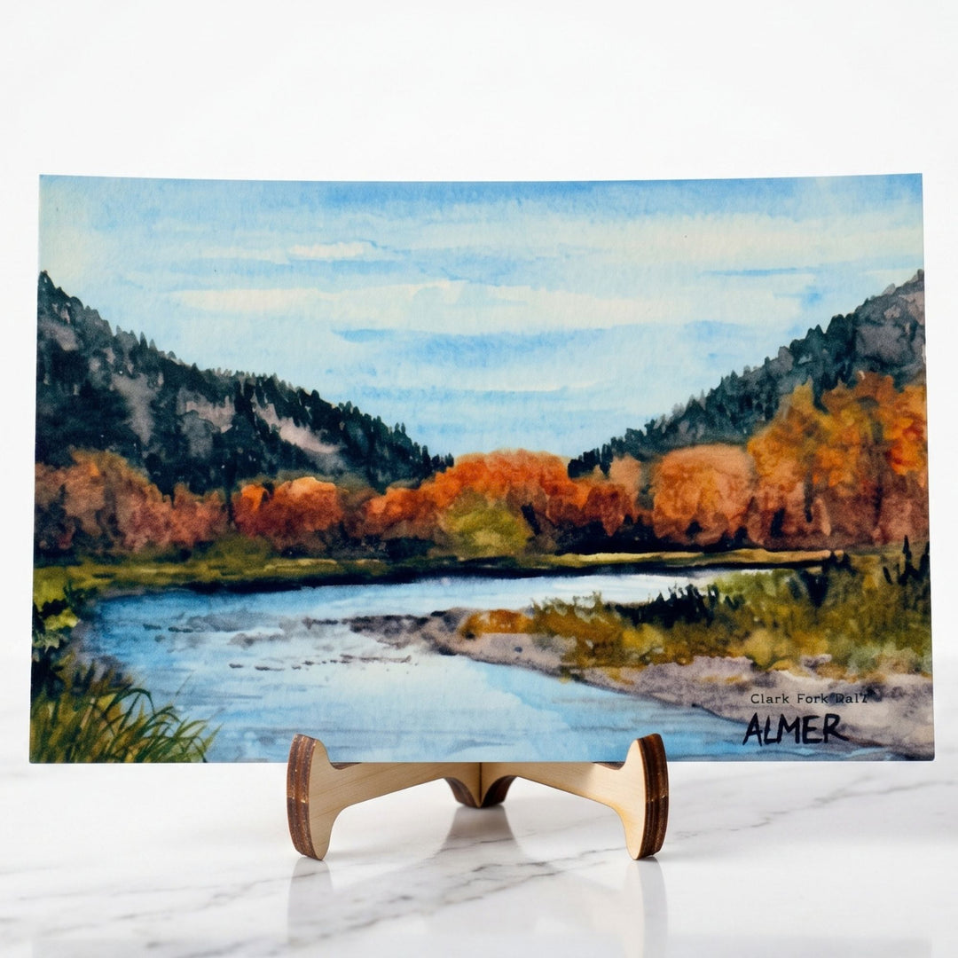 Postcard - Clark Fork Fall