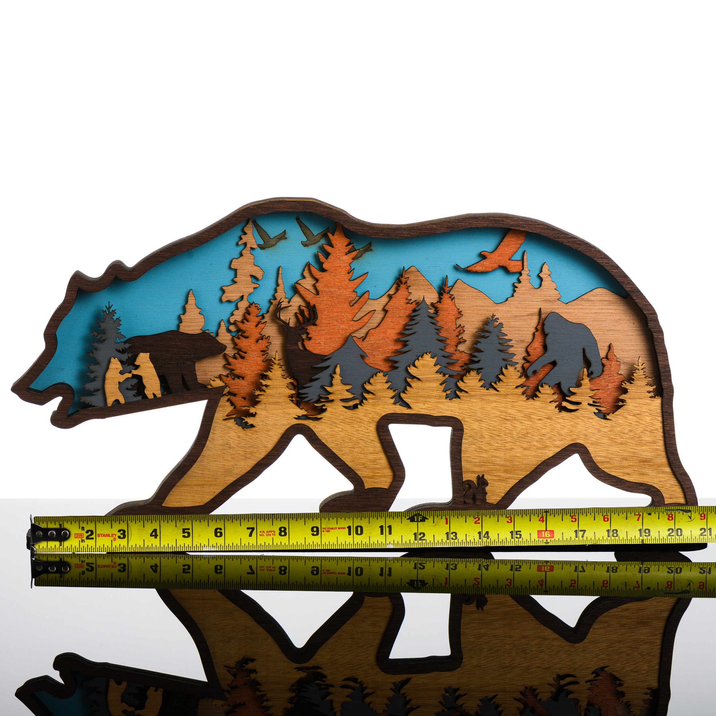 Bear 3D Layered Wood Art – The Last Best Store