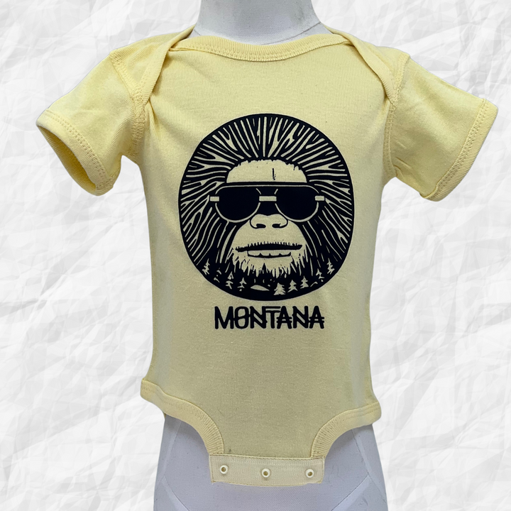 Montana Bigfoot Sun Infant Onesie