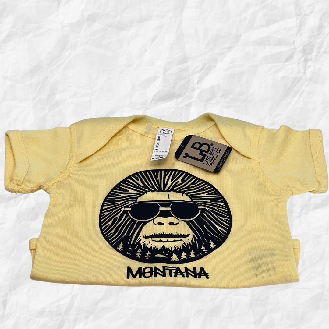 Montana Bigfoot Sun Infant Onesie