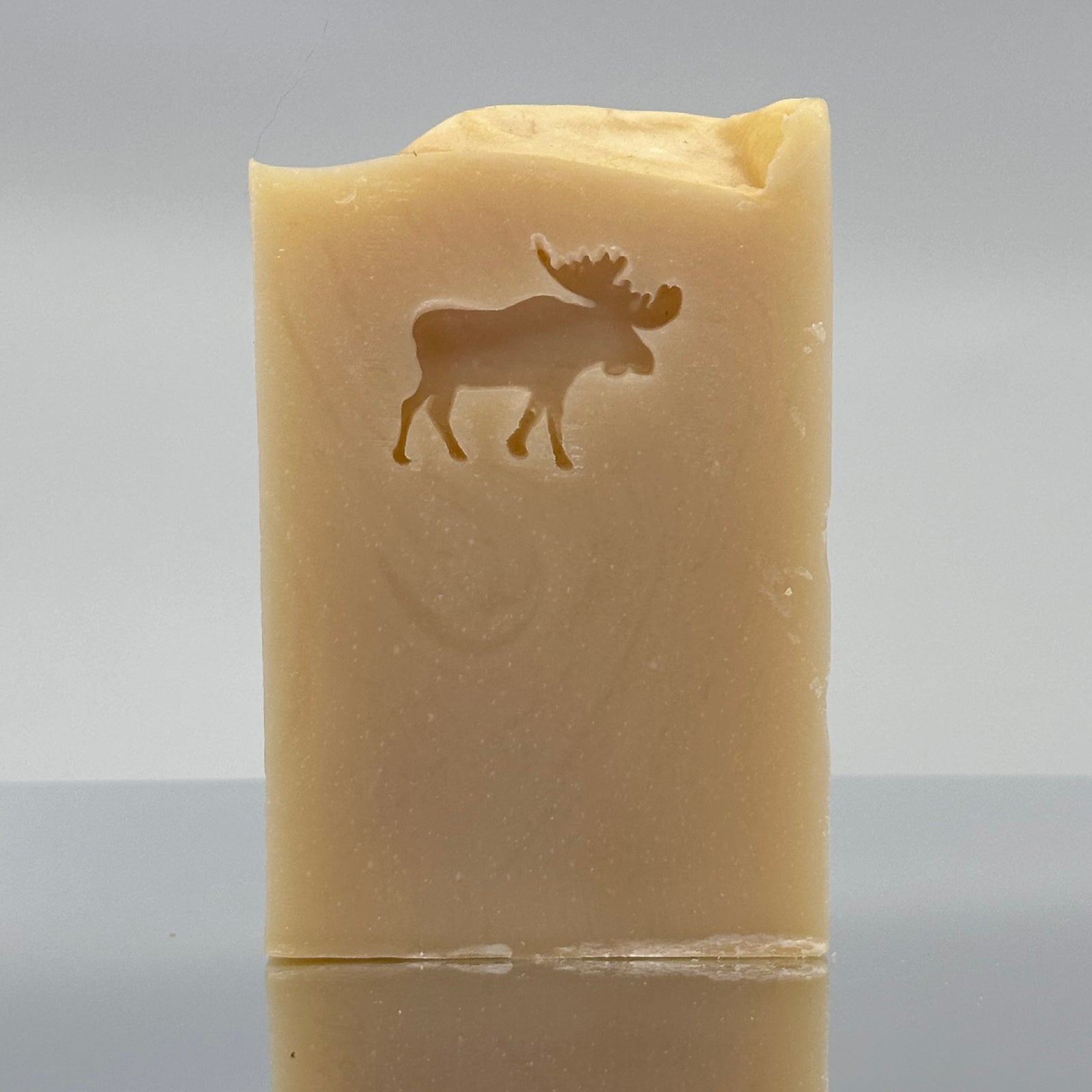 Moose Stamped Soap - Woodsy Balsam, Cedar Wood & Berry - handcrafted bar soap made in Montana by Rock Creek Soaps