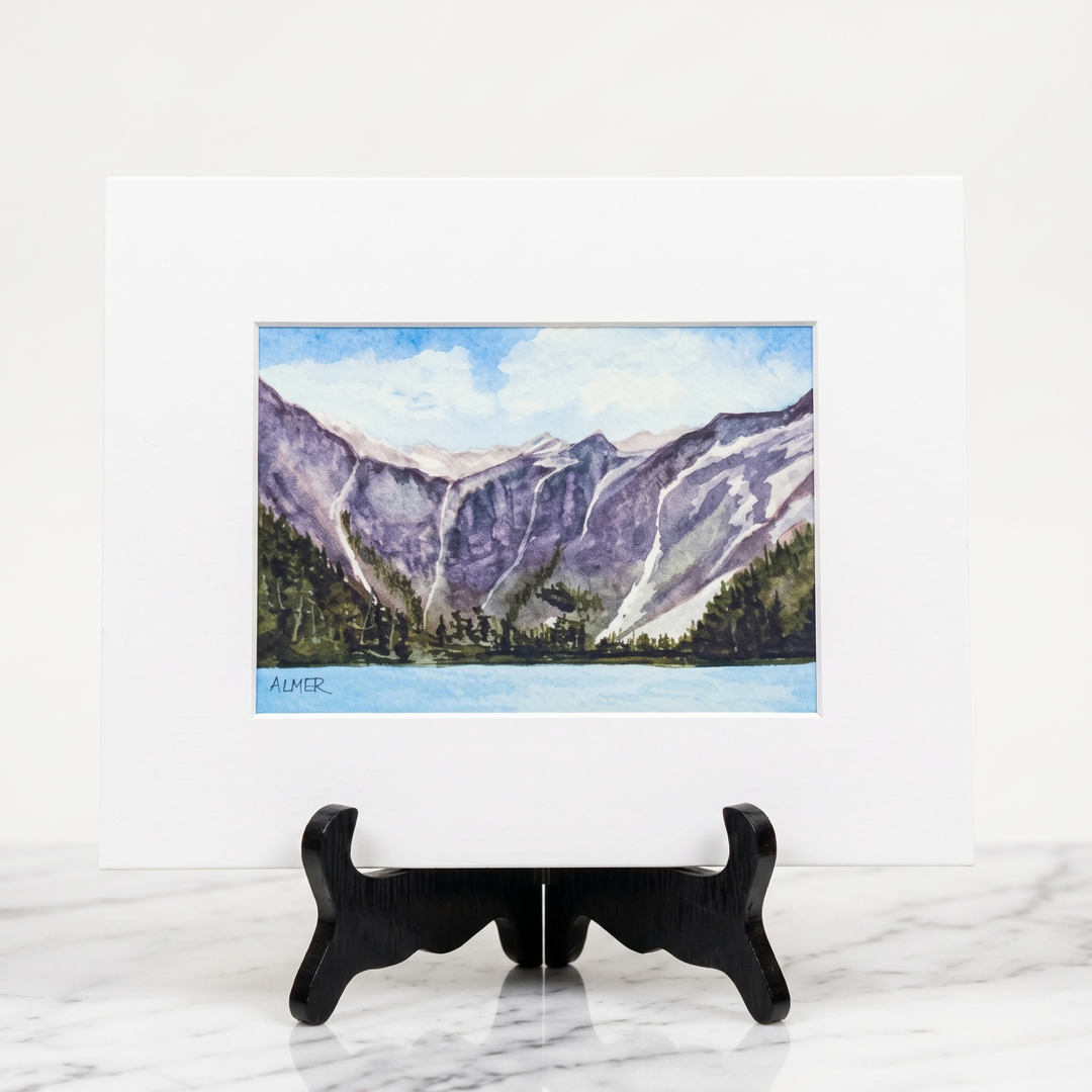 Matted Print- Avalanche Lake