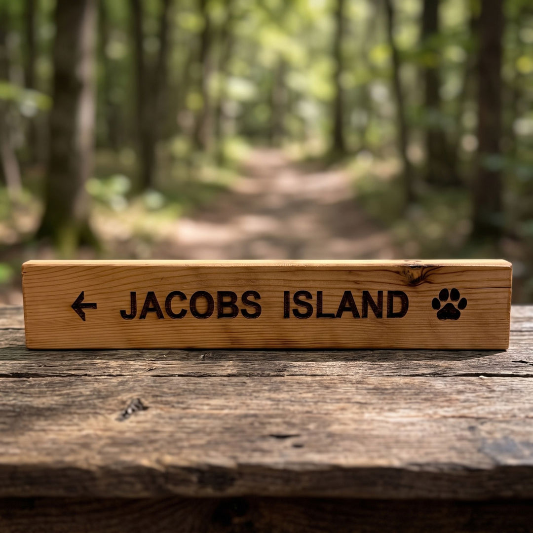 Shop handcrafted Montana wood trail signs featuring local trails &amp; wildlife motifs. Perfect rustic cabin decor for mountain &amp; hiking lovers. Made in USA!