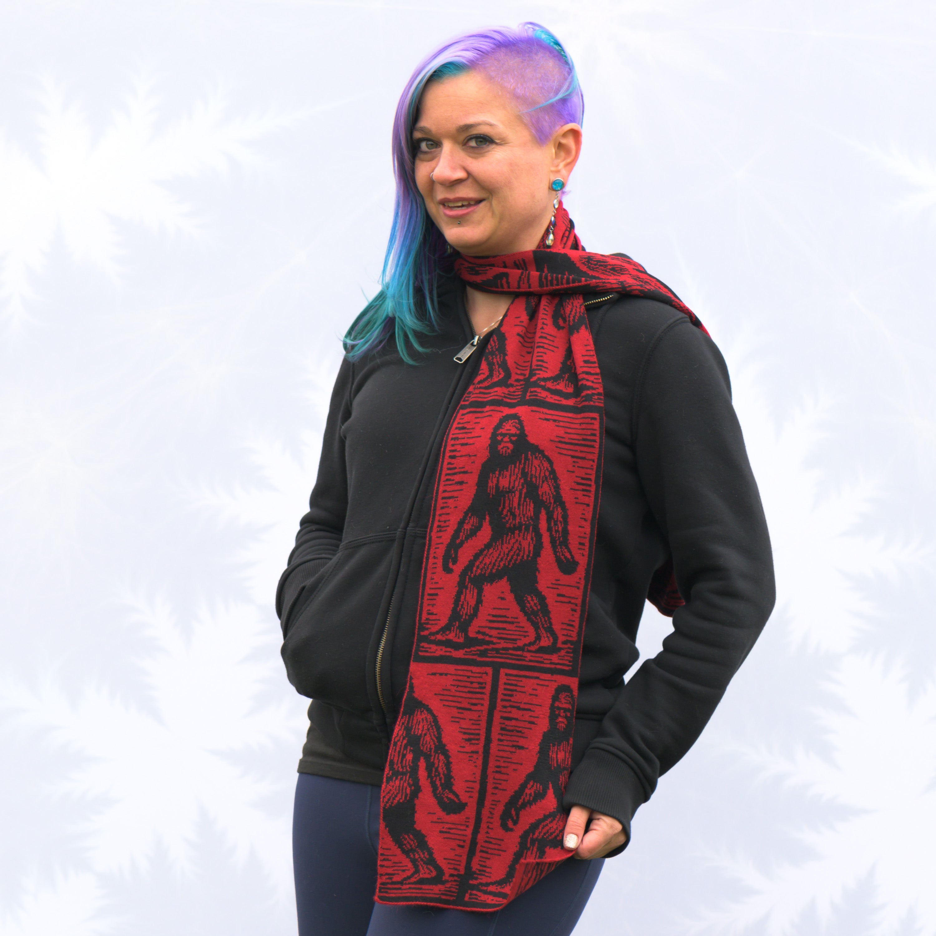 Bigfoot Knit Scarf - Alpaca – The Last Best Store