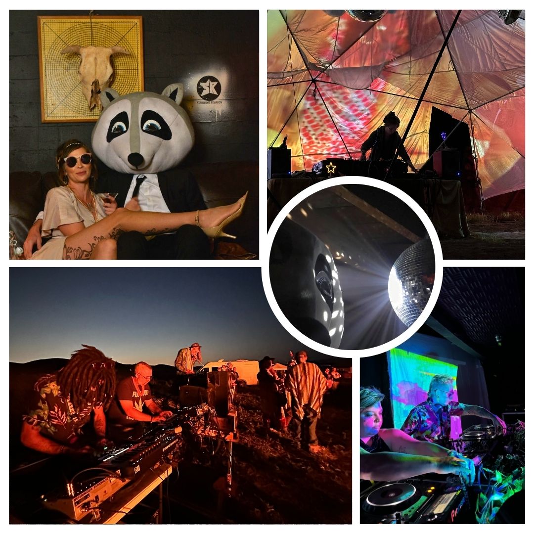 Collage of images from Starlight Reunion events