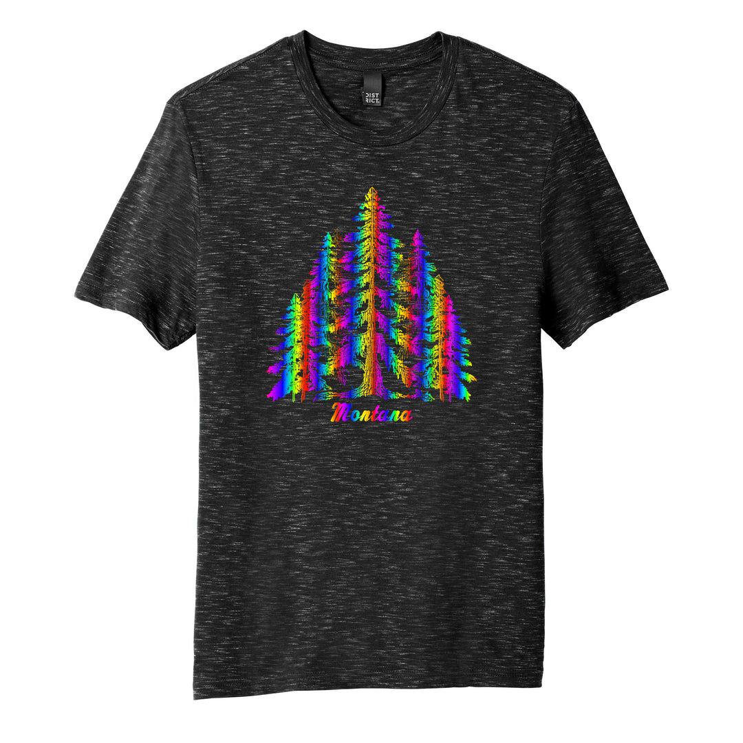 Rainbow Foil Tree - Unisex Medal Tee