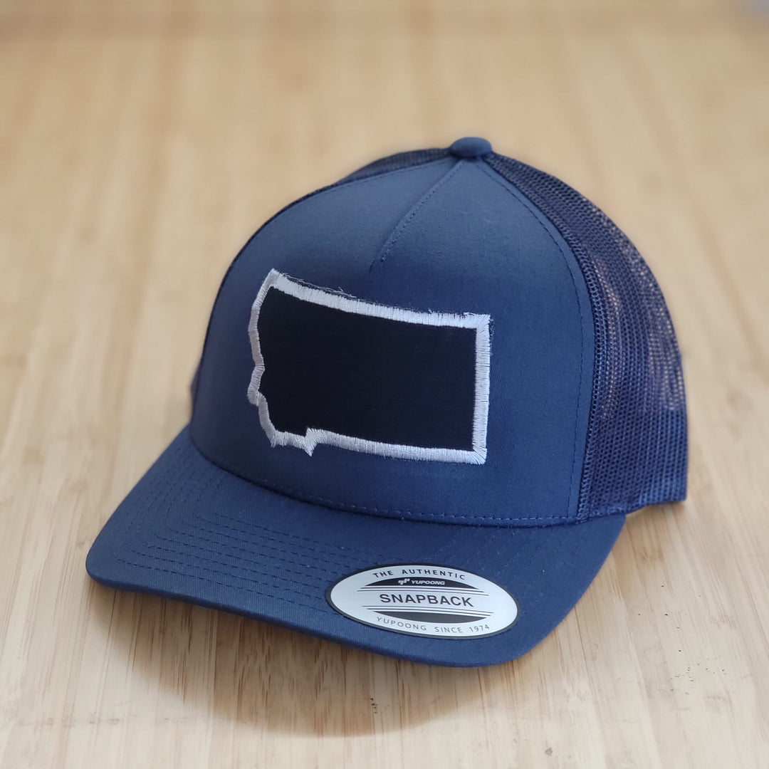 Navy Rip Stop 5 Panel Trucker