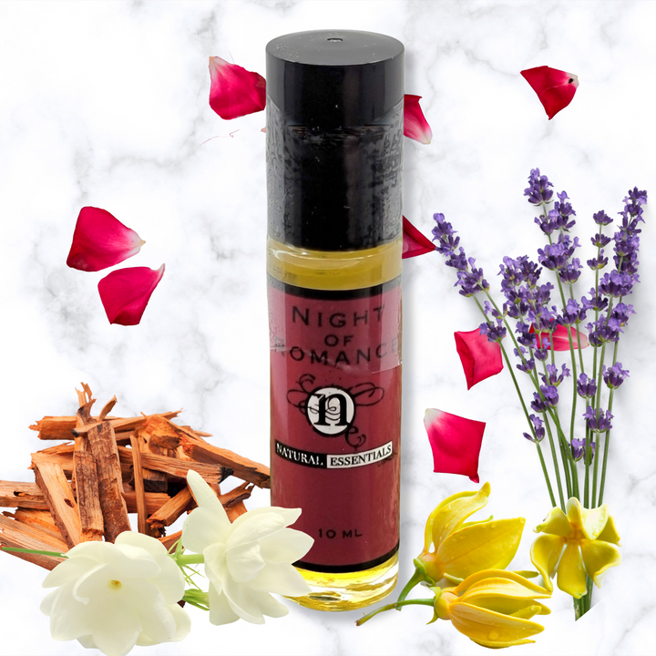 Night of Romance Essential Oil Roller - Lavender, Sandalwood, Ylang Ylang, Rose & Jasmine