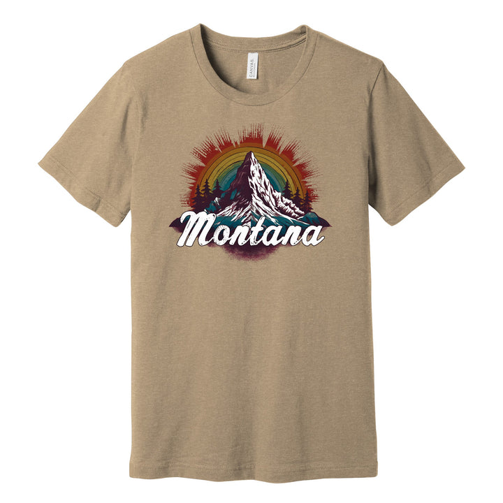 Rainbow Mountain Unisex Soft Blend Tee