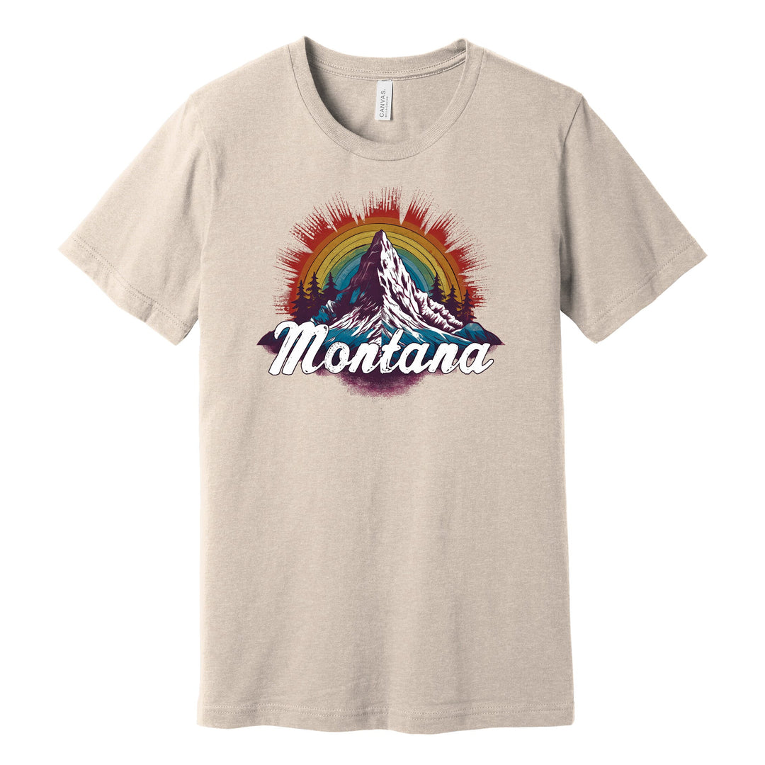 Rainbow Mountain Unisex Soft Blend Tee