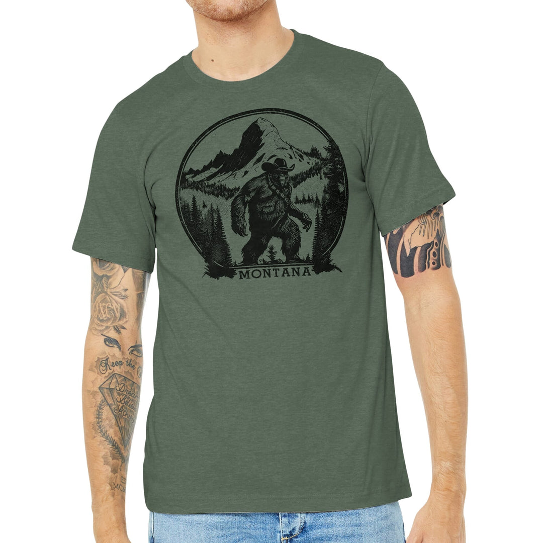 Bigfoot Outlaw - Unisex Soft Blend Tee