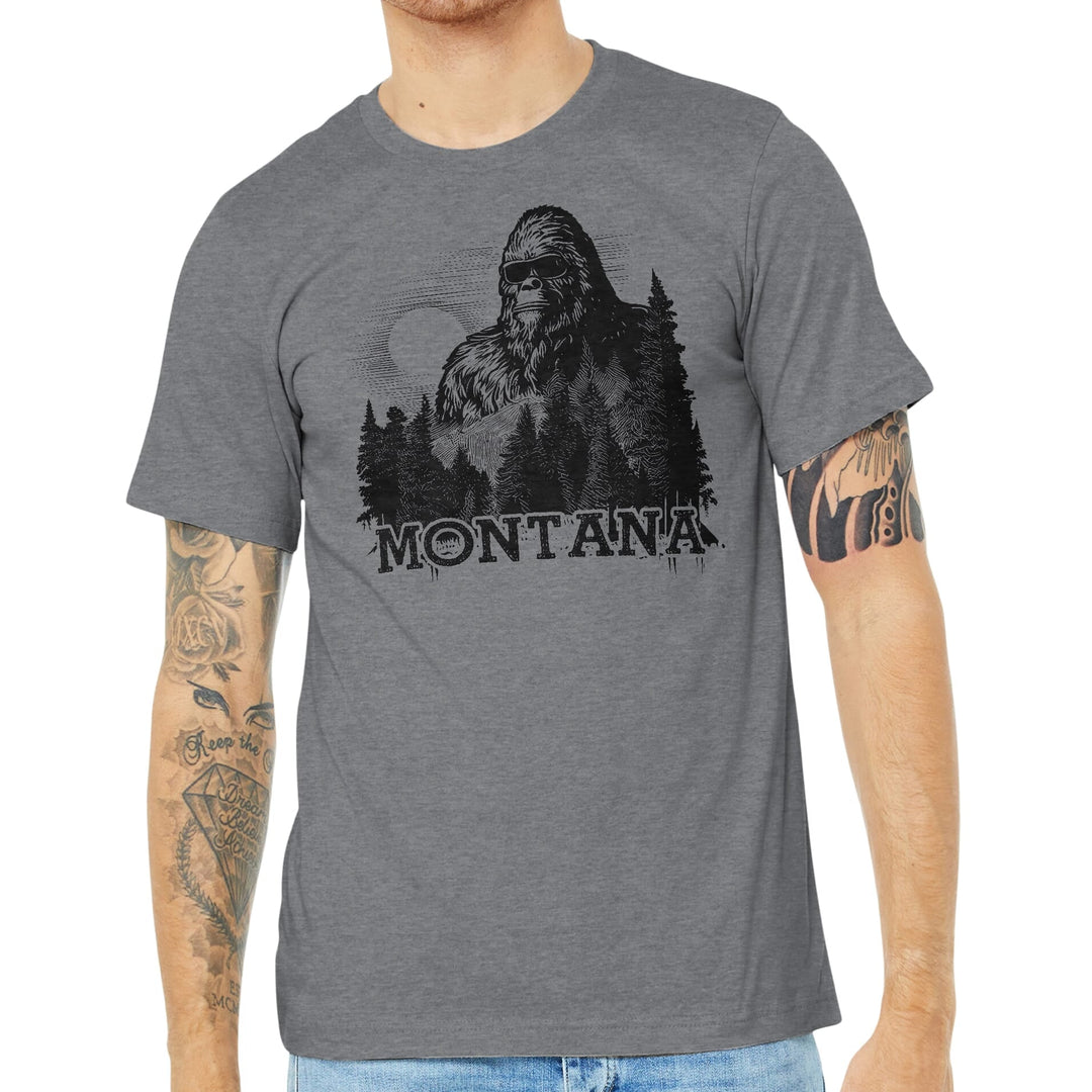 Bigfoot Sunrise - Unisex Soft Blend Tee