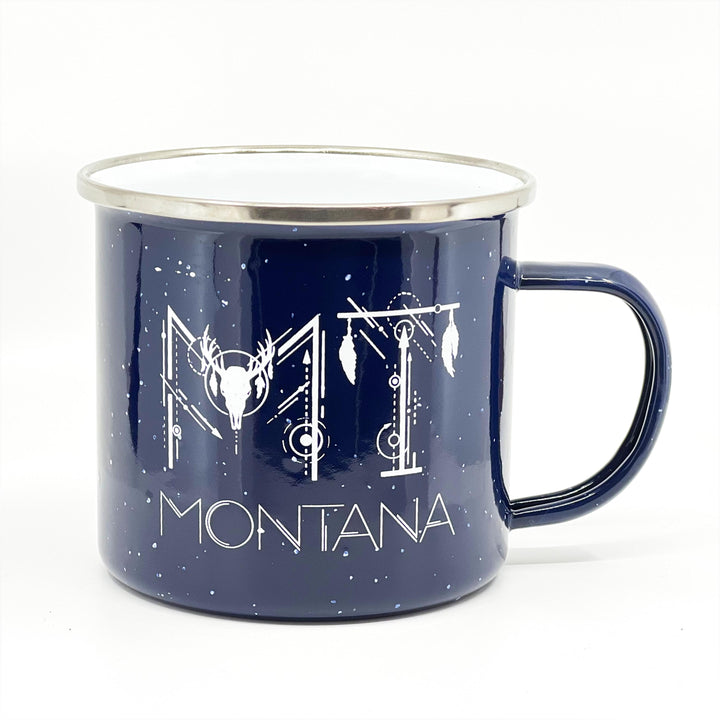 Totem Montana Stainless Steel Enamel Campfire Mug