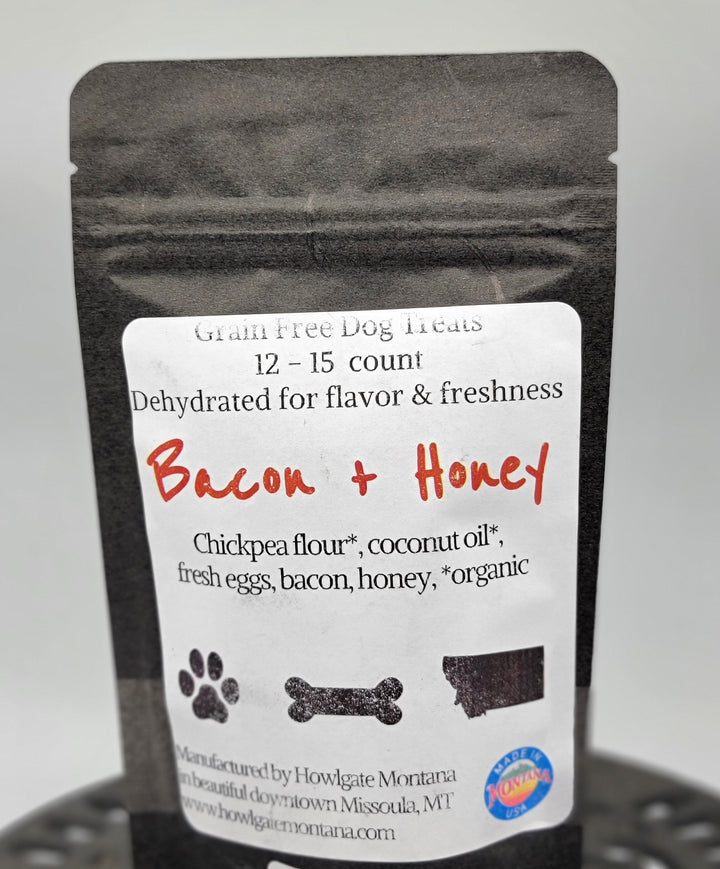 Bacon and Honey Spent Grain Dog Treats Mini