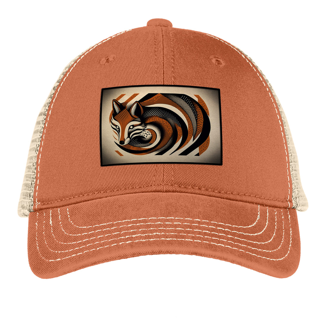 Fox Swirl Soft Mesh Unstructured Cap