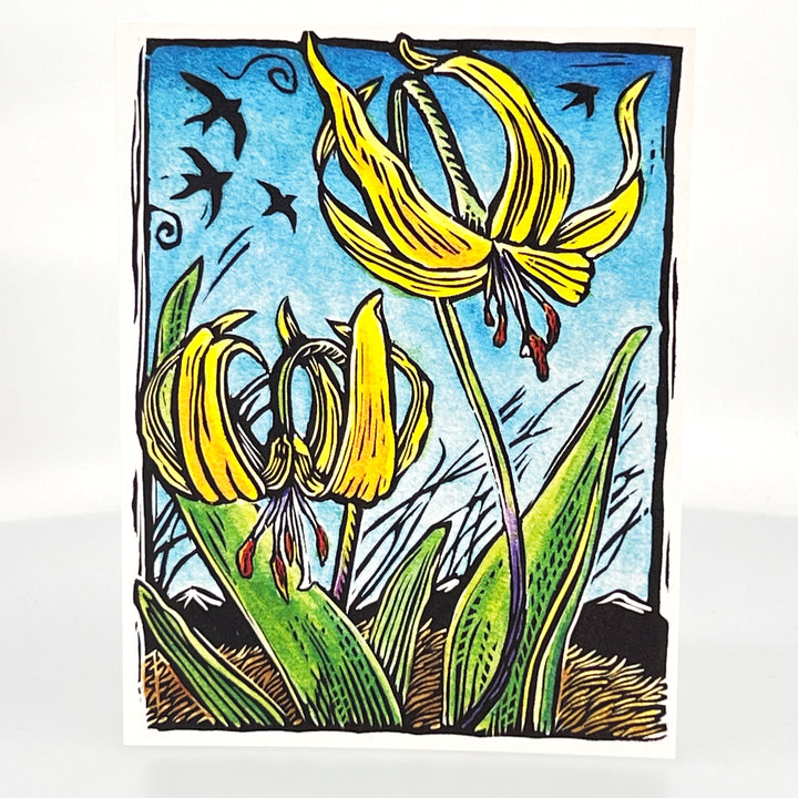 Glacier Lily Card