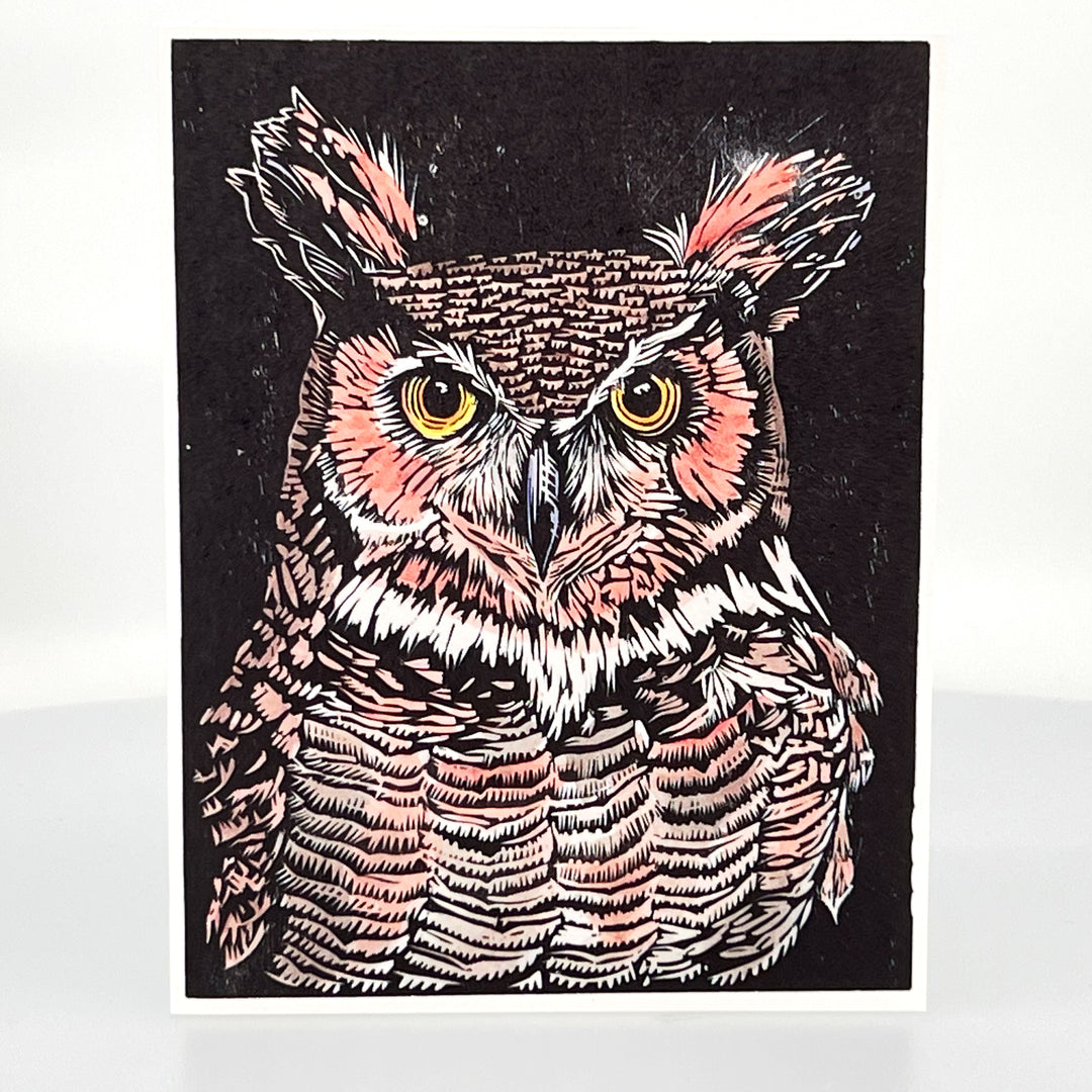 Great Horned Owl: Presence Card