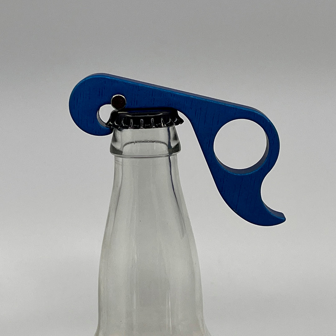 GrabOpener One Handed Grab Opener for Bottles, Blue — CHIMIYA