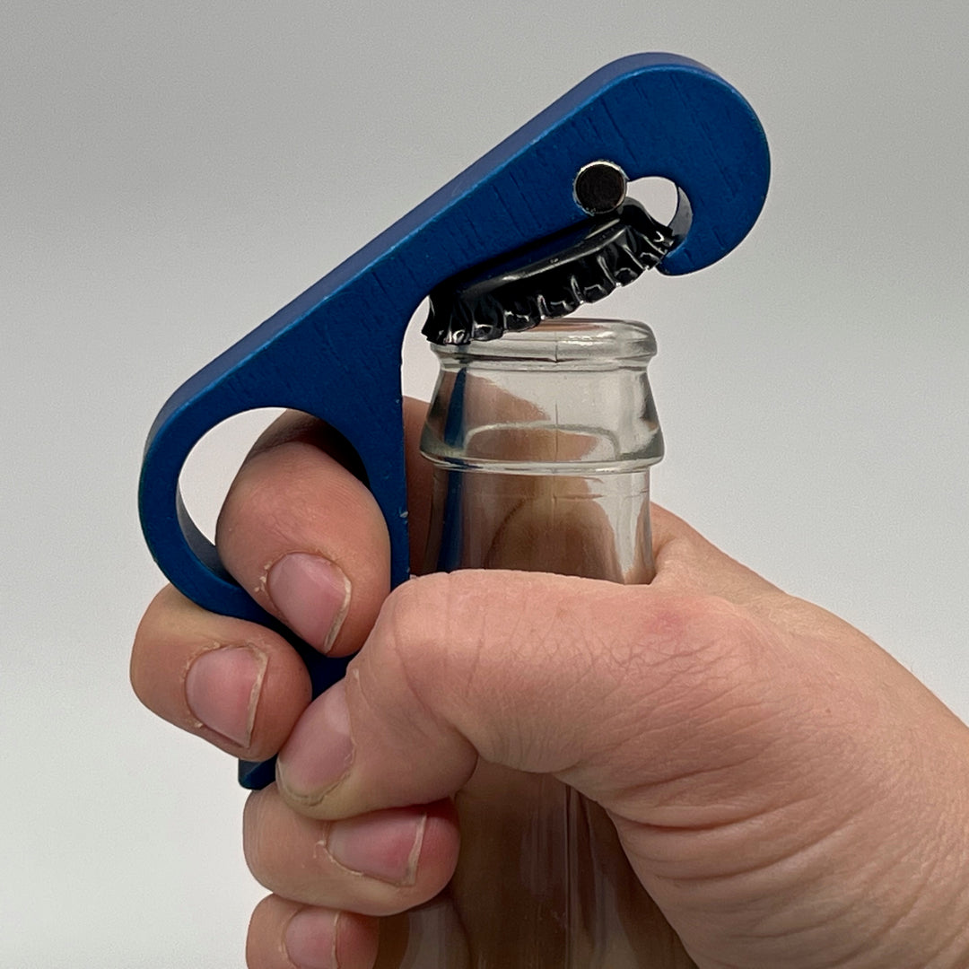 GrabOpener : One-Handed Bottle Opener (Purple)