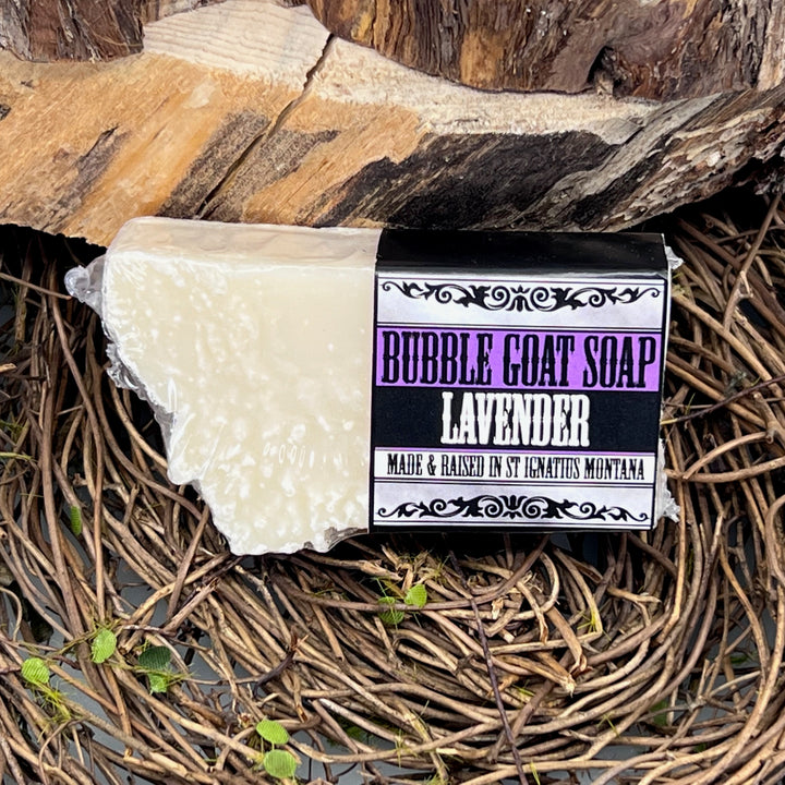 Lavender Bubble Goat Soap