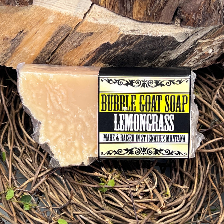 Lemongrass Bubble Goat Soap