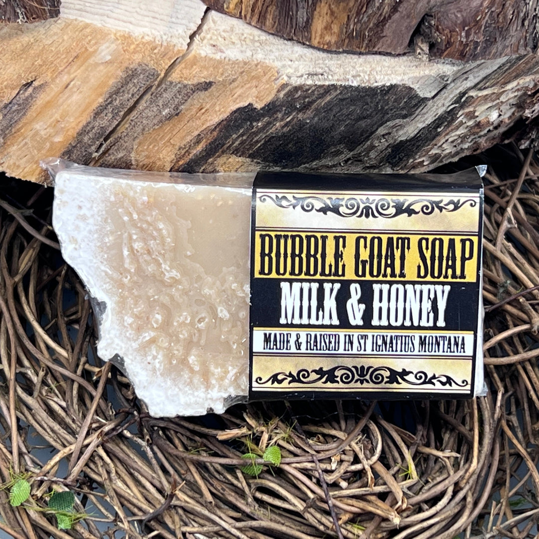 Milk & Honey Bubble Goat Soap