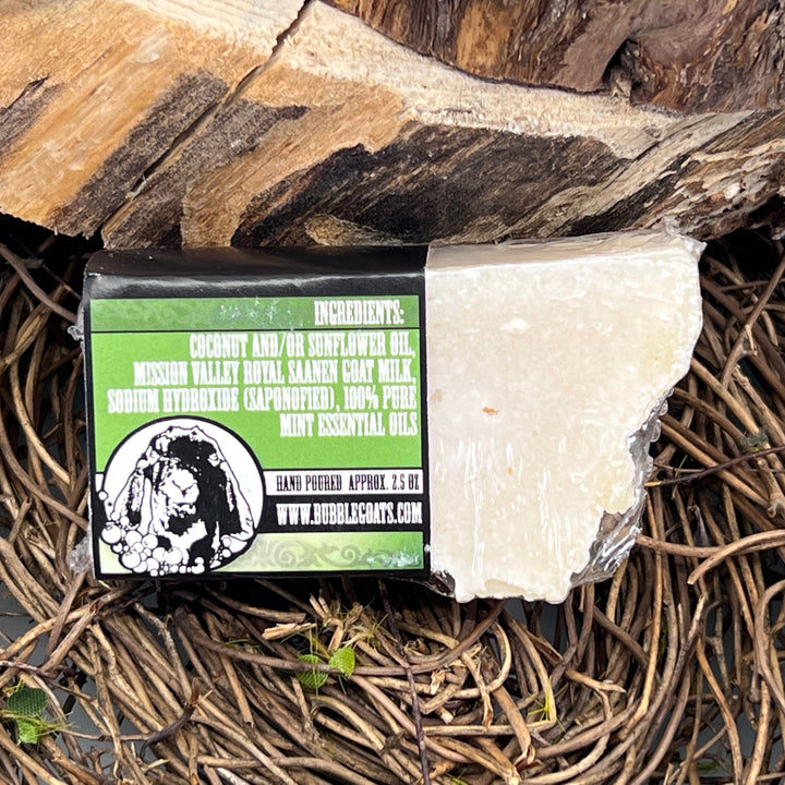 Mint Medley Bubble Goat Soap