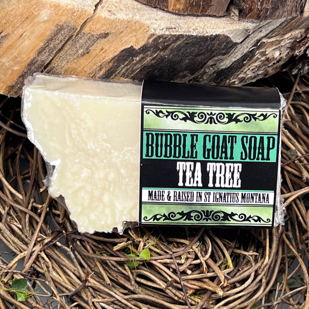 Tea Tree Bubble Goat Soap