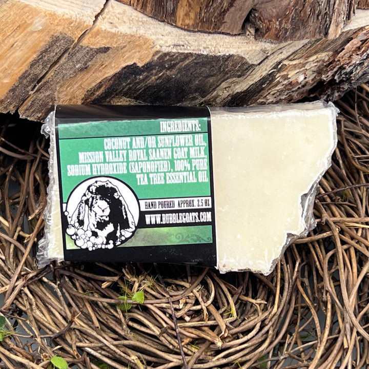 Tea Tree Bubble Goat Soap