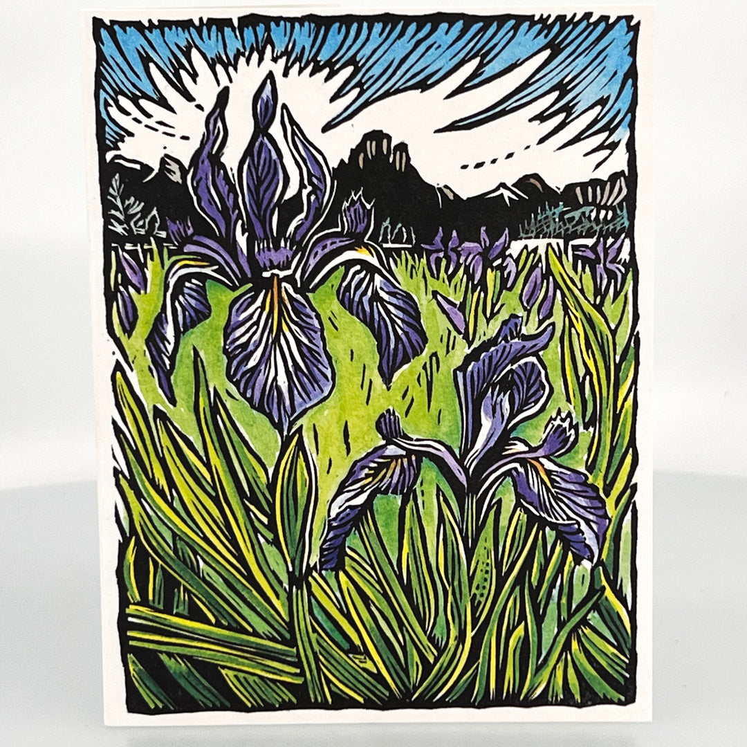 Wild Iris Card