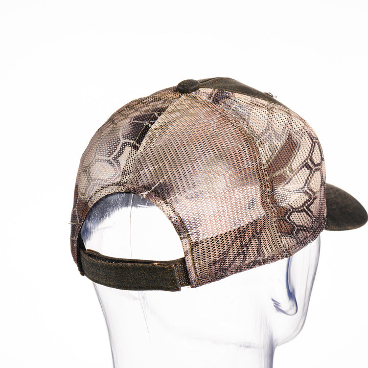 Walnut & Bamboo Copper Trout Patch Plate Kryptek Trucker Hat