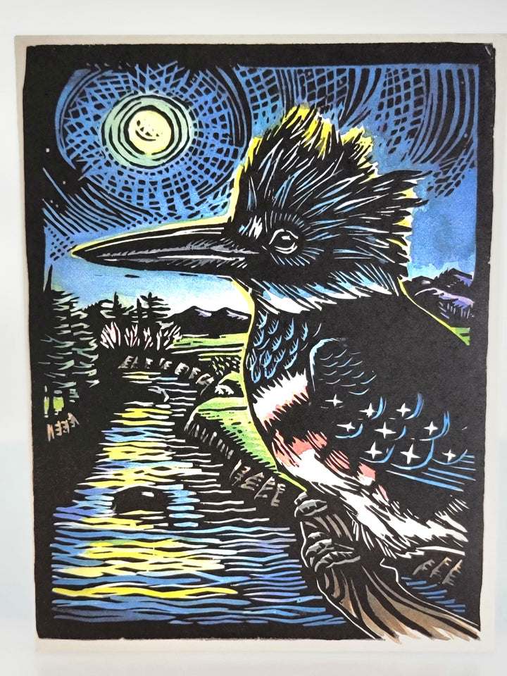 Kingfisher Card