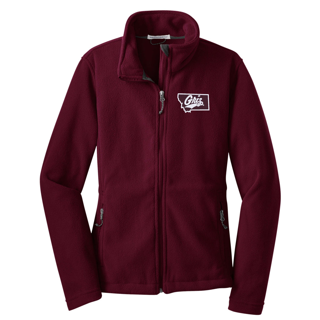 Ladies Griz Embroidered Fleece Jacket