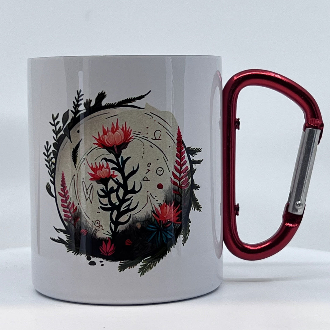 Cute Indian Paintbrush 11 oz Carabiner Mug