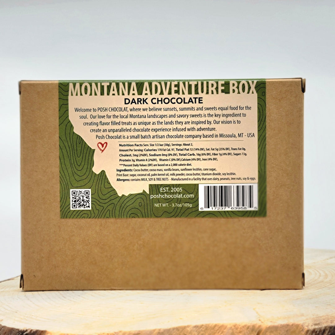 Montana Adventure Box - Dark Chocolate Bonbons