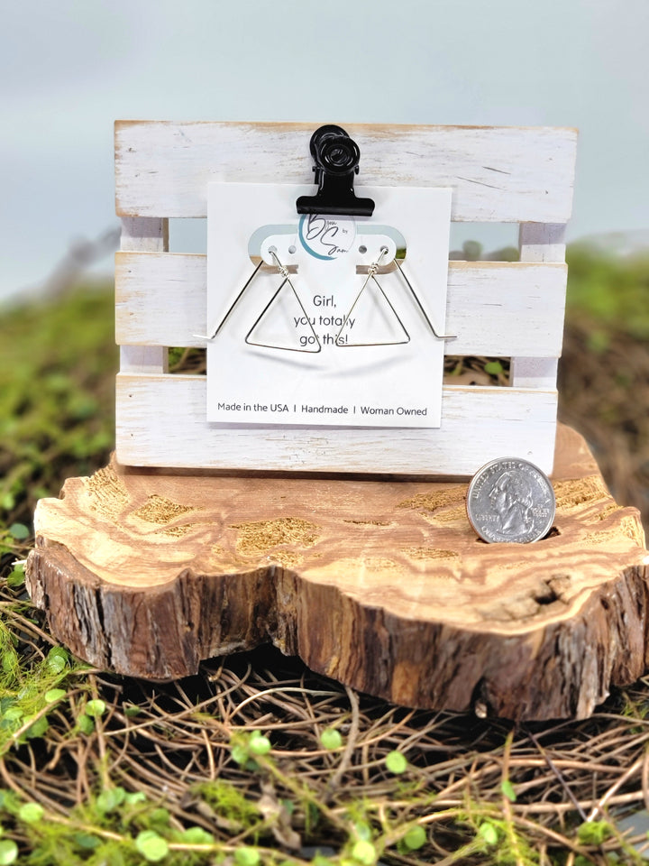 Mountain Earrings - Sterling Silver
