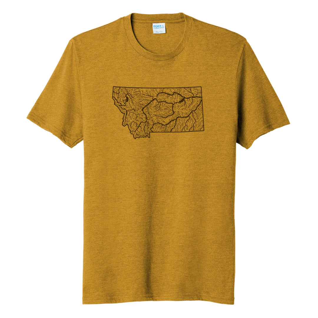 Montana Rivers Tri Blend Tee