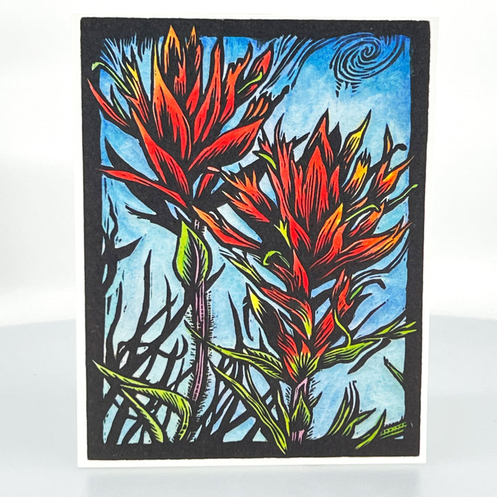 Indian Paintbrush: Spring Does Not Escape Me Card
