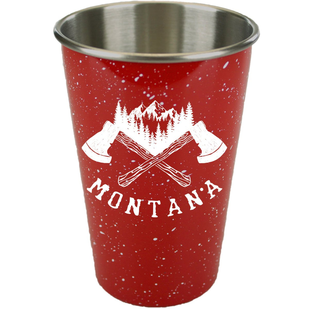 Montana Lumberjack Stainless Steel Outdoor/Festival Cup