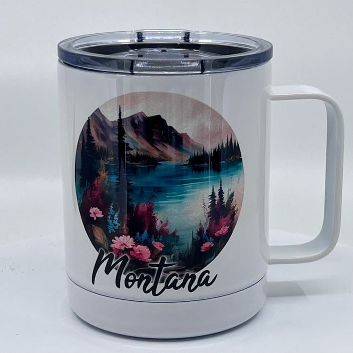 Adorable Lake 10 oz Stainless Coffee Mug