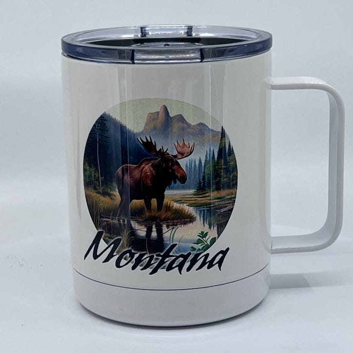 Moose Valley 10 oz Stainless Coffee Mug