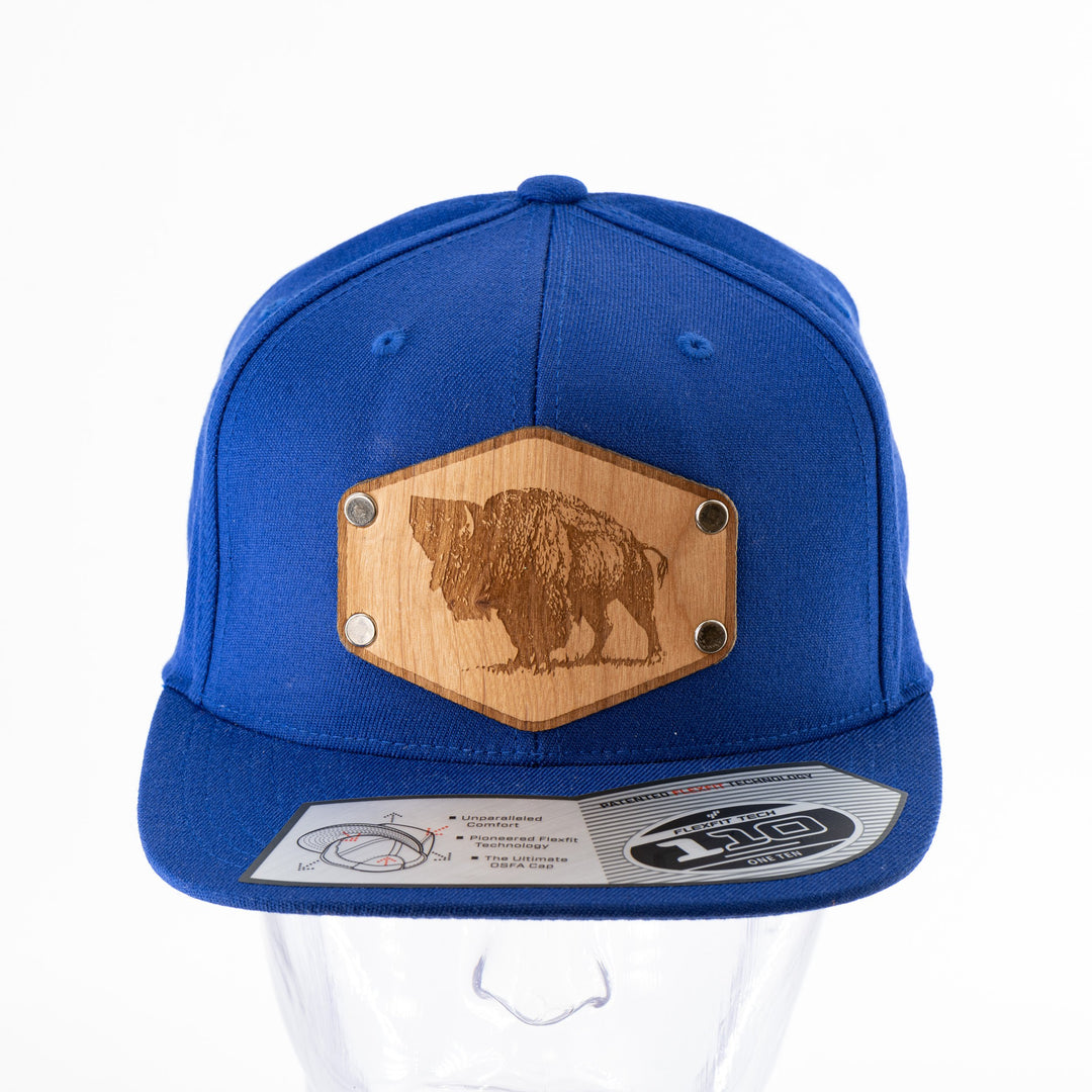 Royal Blue Montanalo Flat Bill Hat