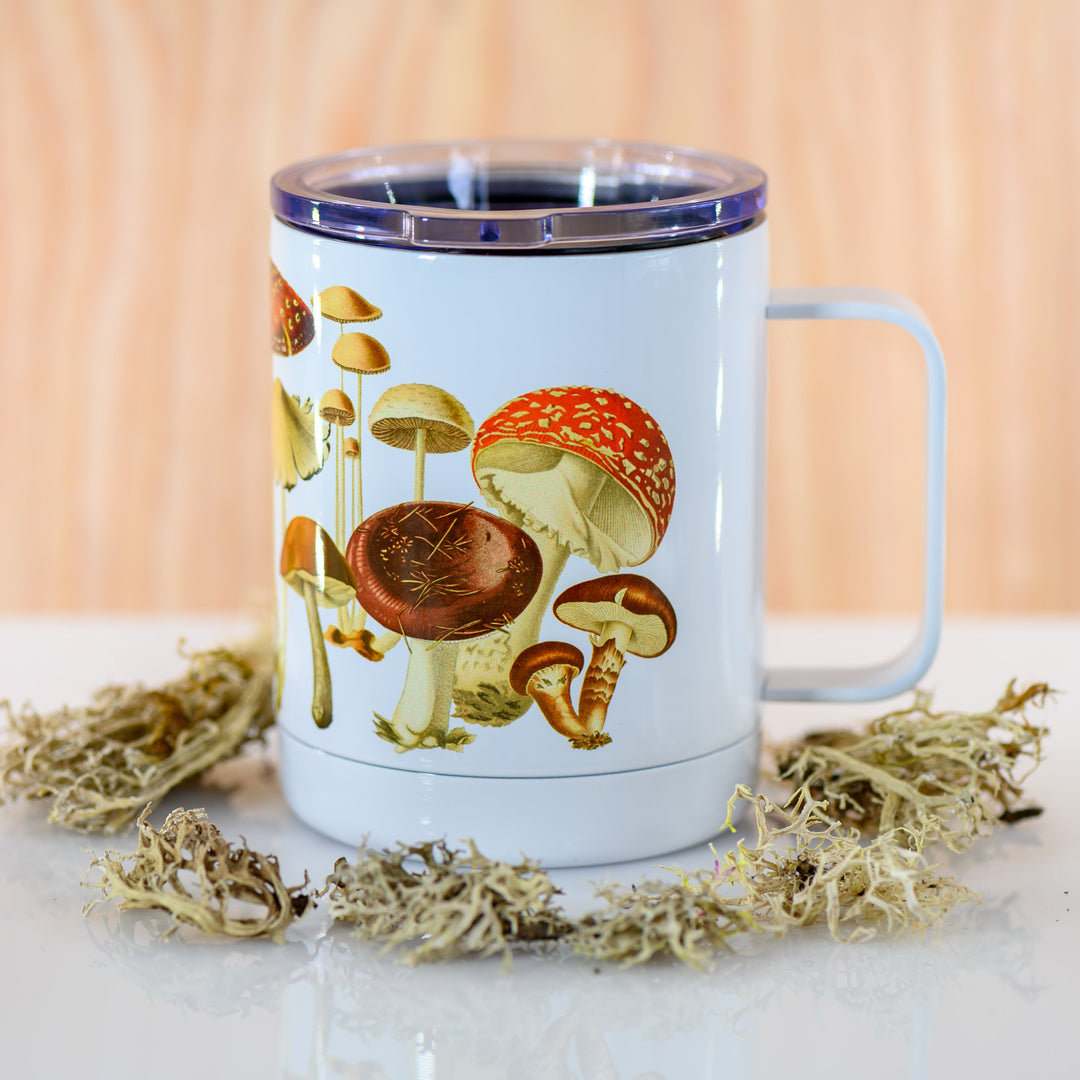 Wild Mushroom Stainless Steel Insulated Mug