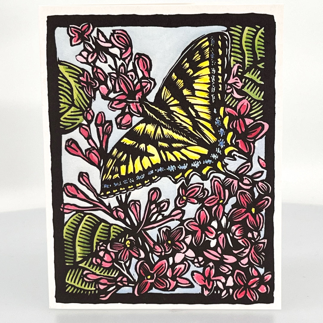 Tiger Swallowtail: Drinking Deeply Card