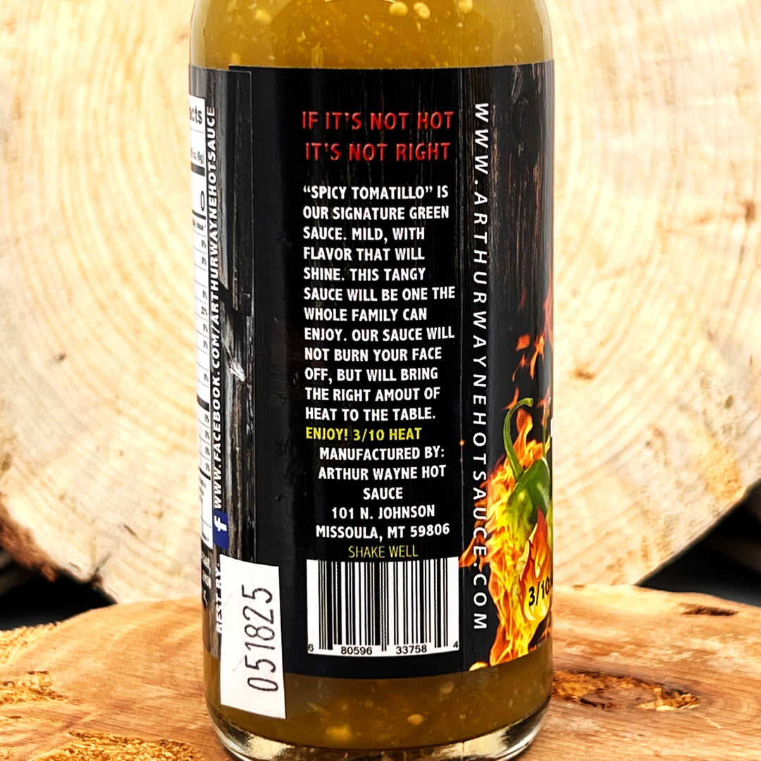 Spicy Tomatilo Hot Sauce