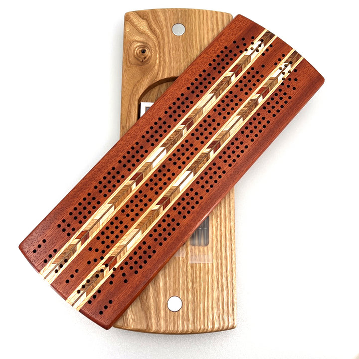Continuous 3 Player Heirloom Cribbage Board