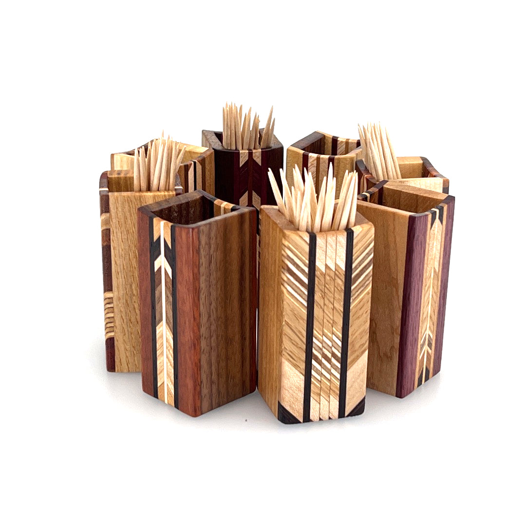 Heirloom Wooden Toothpick Holder