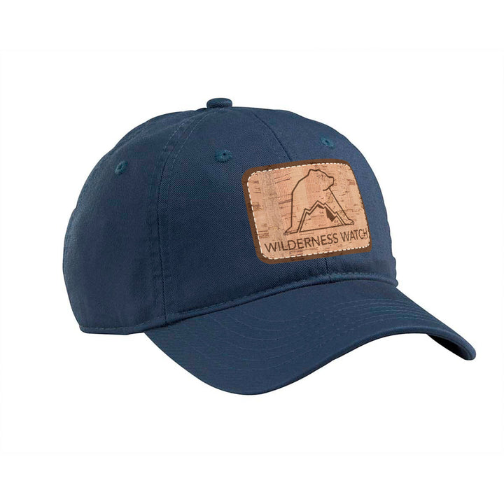 100% Organic Cotton Wilderness Watch Cork Patch Baseball Cap