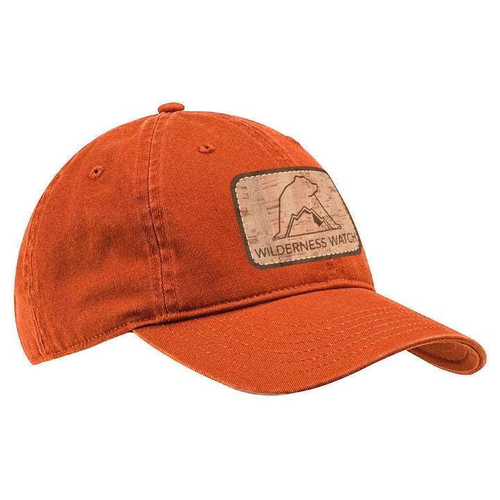 100% Organic Cotton Wilderness Watch Cork Patch Baseball Cap