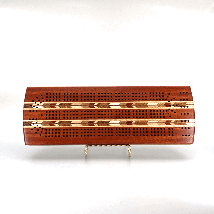 Continuous 3 Player Heirloom Cribbage Board
